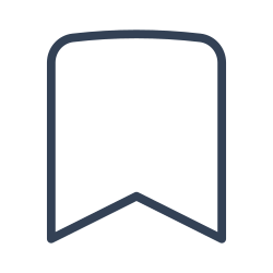 line style native bookmarks icon