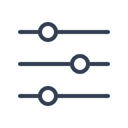 An icon to displaying the bookmark bar settings button
