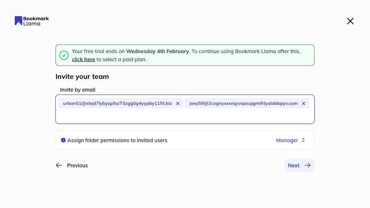 Multiple users added
